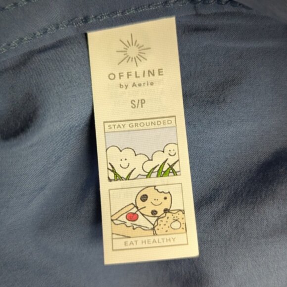 NWT Offline By Aerie Womens S Purple Burst A Move Cargo Jogger Pants $78 - Picture 6 of 6